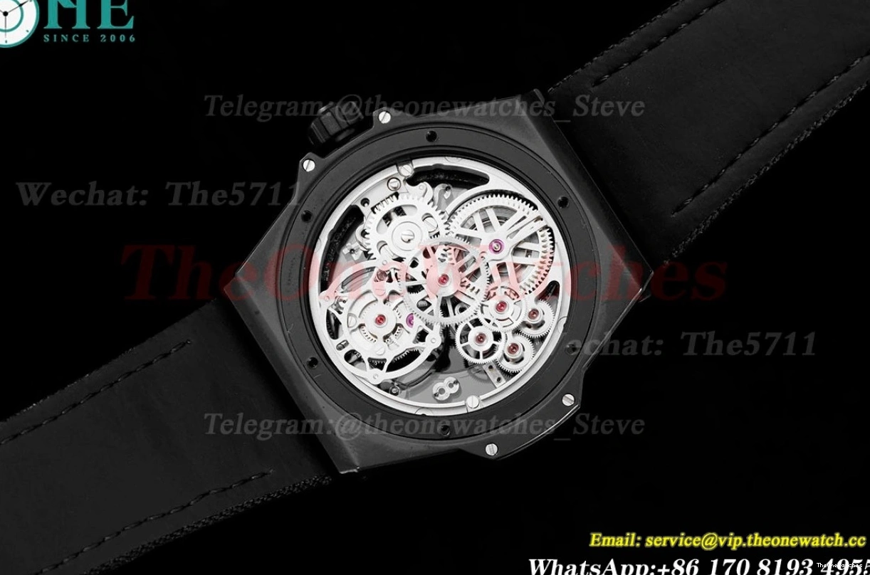 Ceramic HW6035 HBF Bang Unico Tourbillon Big 45mm Black NY 0208
